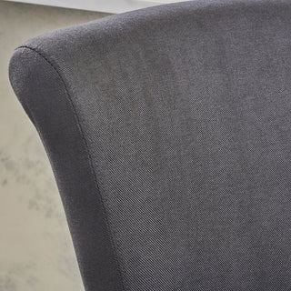 Sunvega Fabric Swivel Counter Stool with Sturdy Birch Legs for Entertaining Areas
