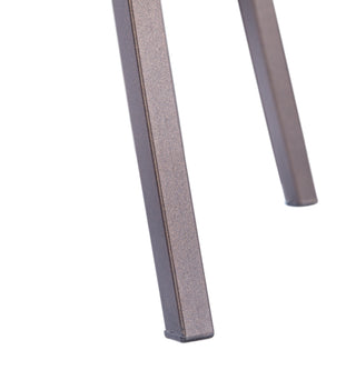 Sunvega Heavy Duty Swivel Bar Stool with Upholstered Seat and Metal Footrest