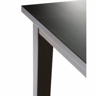 Sunvega Java Brown Solid Rubberwood Dining Table for 6 with Lacquered Top
