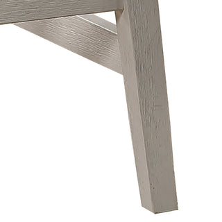 Sunvega Counter Stool with Shaped Seat and Oil-Rubbed Brass Galley Rail in Ivory