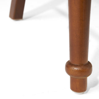 Sunvega Acacia Wood Dining Chairs with X-Shaped Backrest for Classic Dining Room