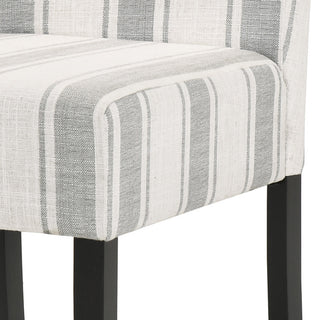 Sunvega Upholstered Fabric Dining Chairs with Rubberwood Legs and Contemporary Design